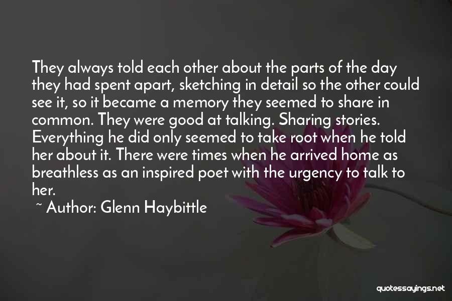 A Good Memory Quotes By Glenn Haybittle