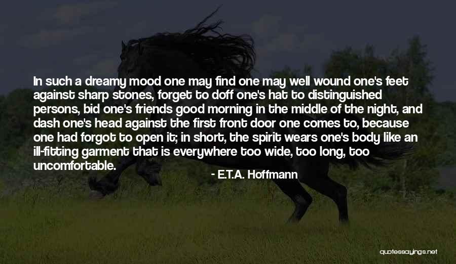 A Good Night Out With Friends Quotes By E.T.A. Hoffmann