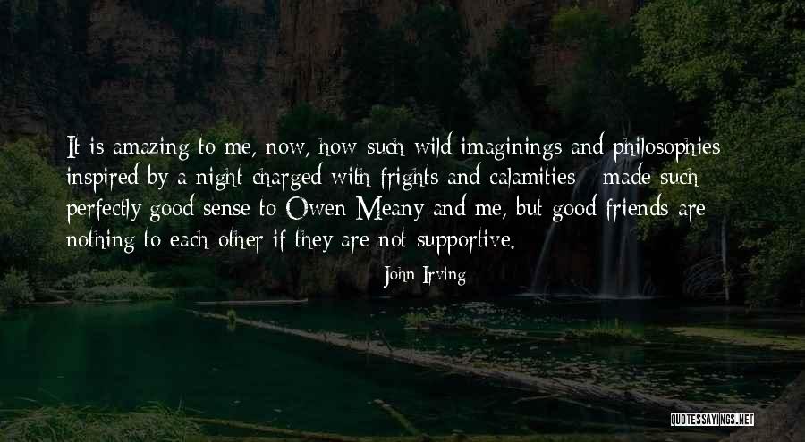 A Good Night Out With Friends Quotes By John Irving