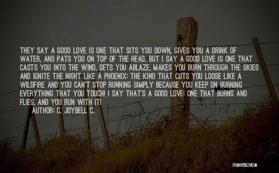 A Good Night With The One You Love Quotes By C. JoyBell C.