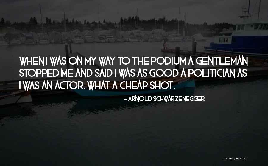A Good Politician Quotes By Arnold Schwarzenegger A Good Politician Quotes By Arnold Schwarzenegger