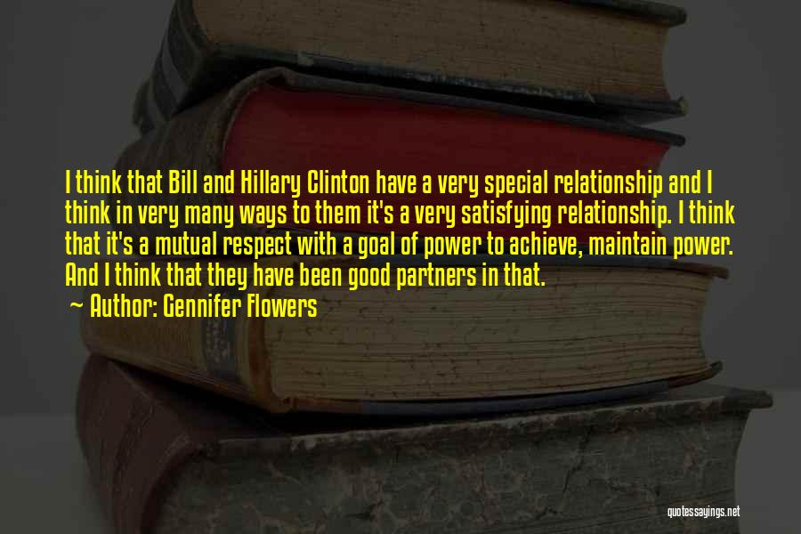 A Good Relationship Quotes By Gennifer Flowers