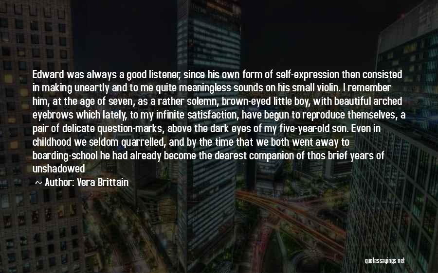 A Good School Year Quotes By Vera Brittain