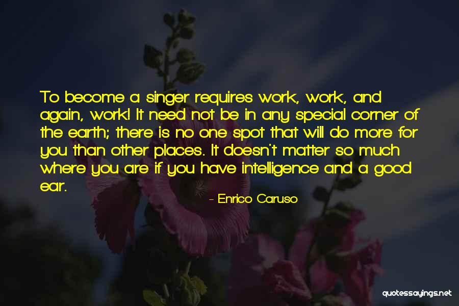 A Good Singer Quotes By Enrico Caruso