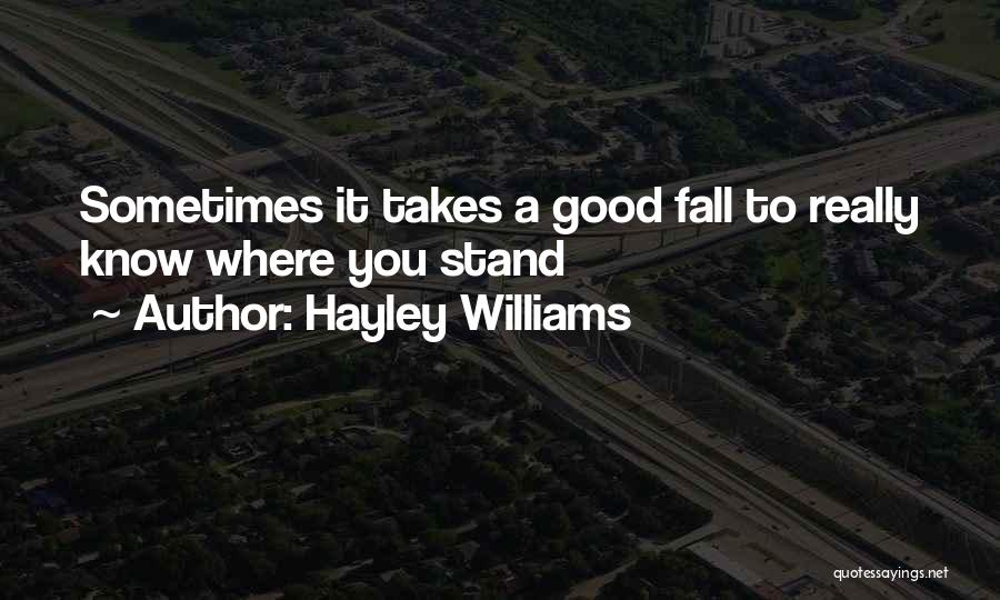 A Good Singer Quotes By Hayley Williams