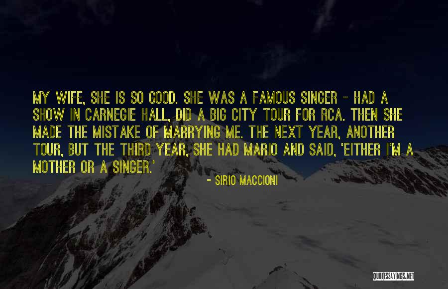 A Good Singer Quotes By Sirio Maccioni