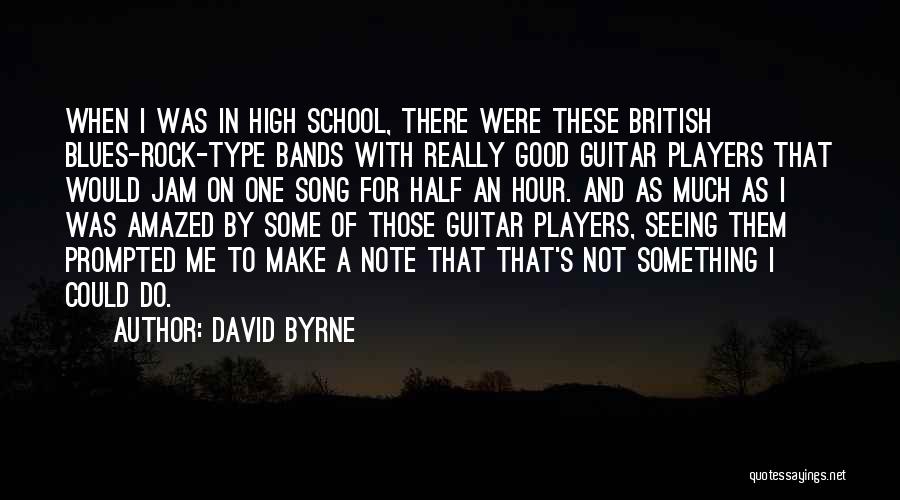 A Good Song Quotes By David Byrne