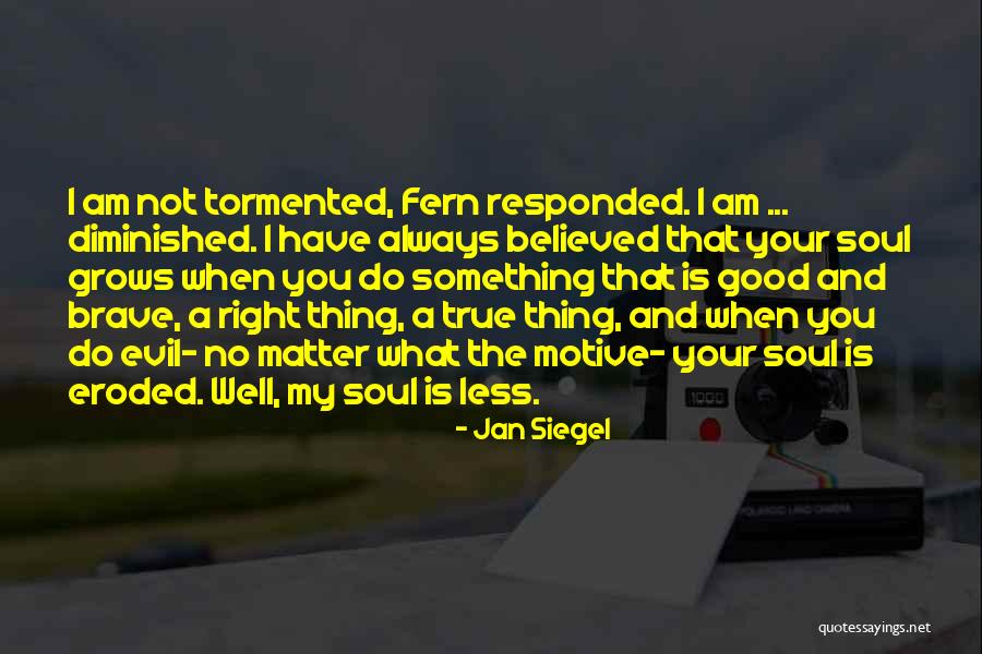 A Good Soul Quotes By Jan Siegel A Good Soul Quotes By Jan Siegel