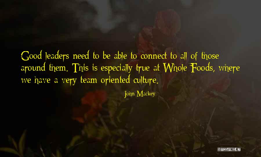 A Good Team Quotes By John Mackey A Good Team Quotes By John Mackey