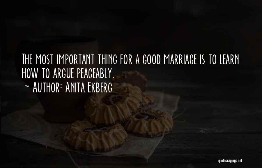 A Good Thing Quotes By Anita Ekberg