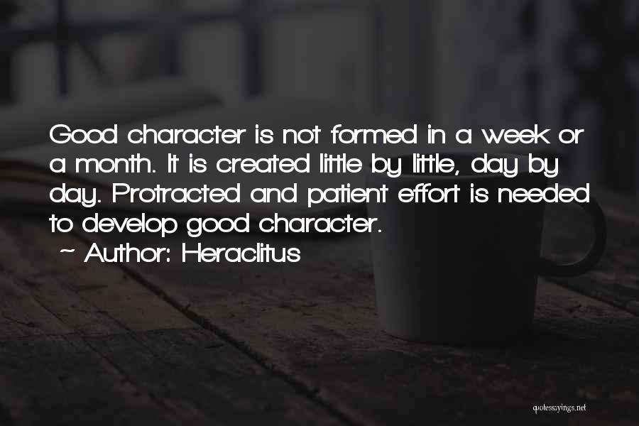 A Good Week Quotes By Heraclitus