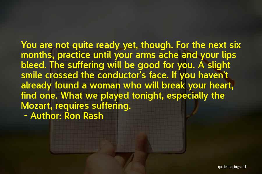 A Good Woman Will Quotes By Ron Rash