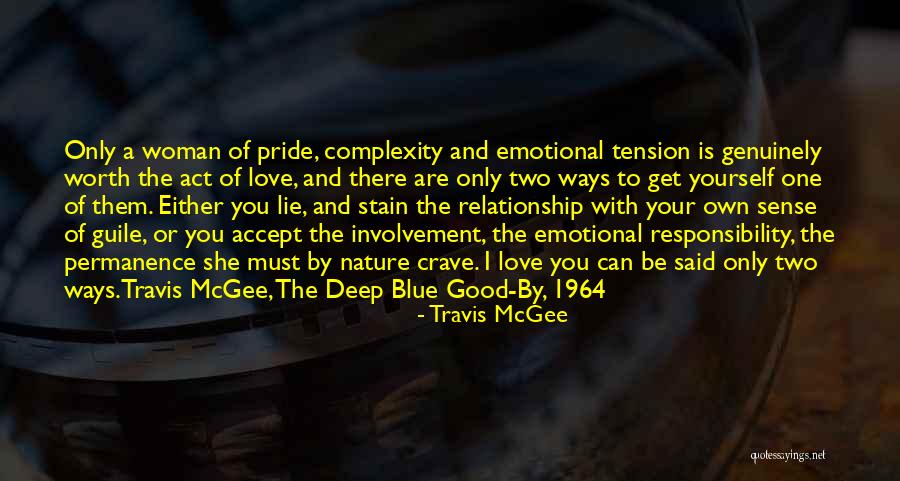A Good Woman's Worth Quotes By Travis McGee A Good Woman's Worth Quotes By Travis McGee