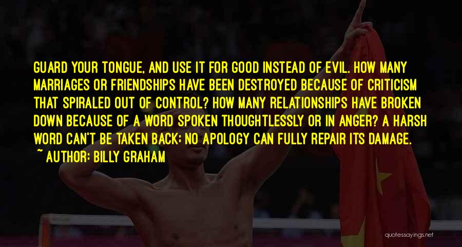 A Good Word Quotes By Billy Graham