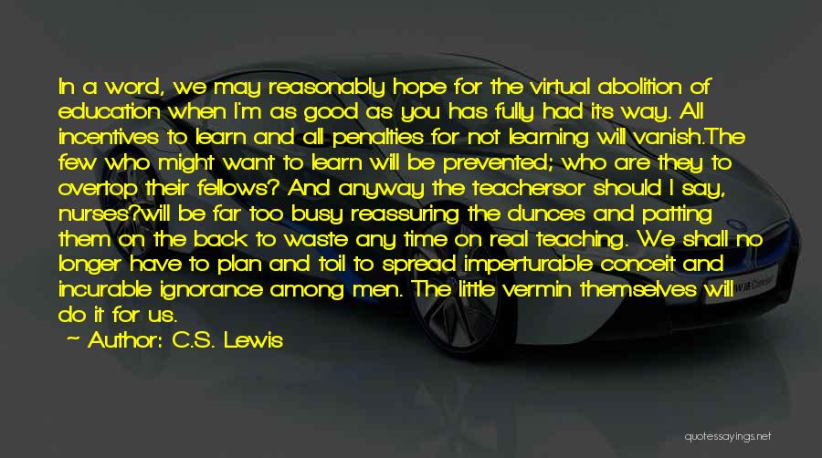 A Good Word Quotes By C.S. Lewis