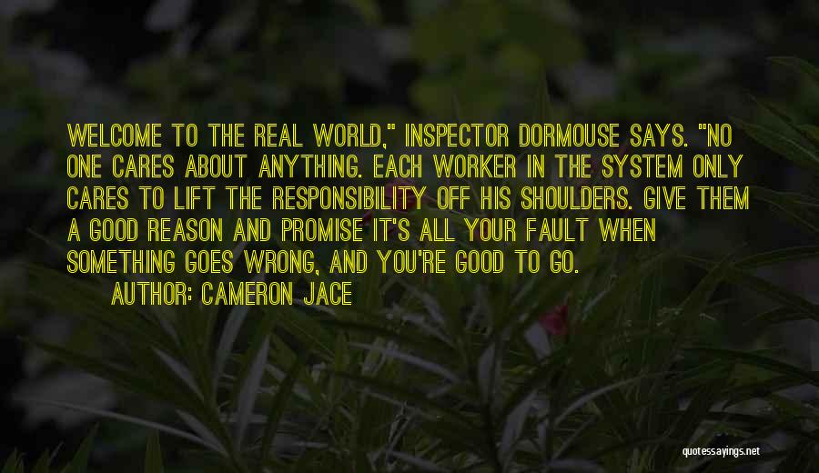 A Good Worker Quotes By Cameron Jace