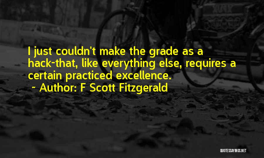 A Grade Quotes By F Scott Fitzgerald