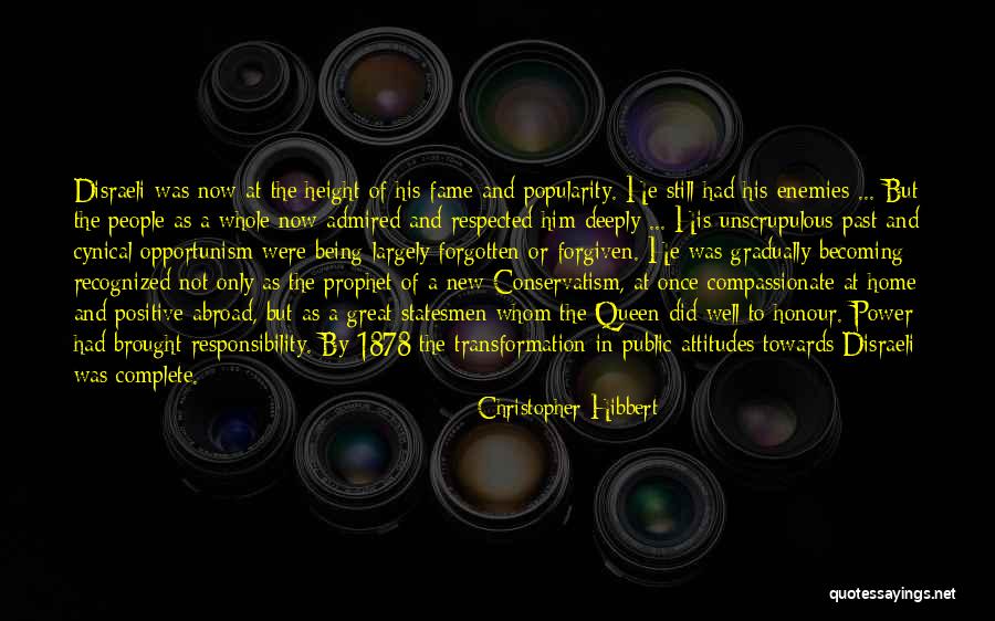 A Great Attitude Quotes By Christopher Hibbert A Great Attitude Quotes By Christopher Hibbert