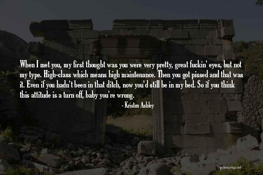 A Great Attitude Quotes By Kristen Ashley A Great Attitude Quotes By Kristen Ashley