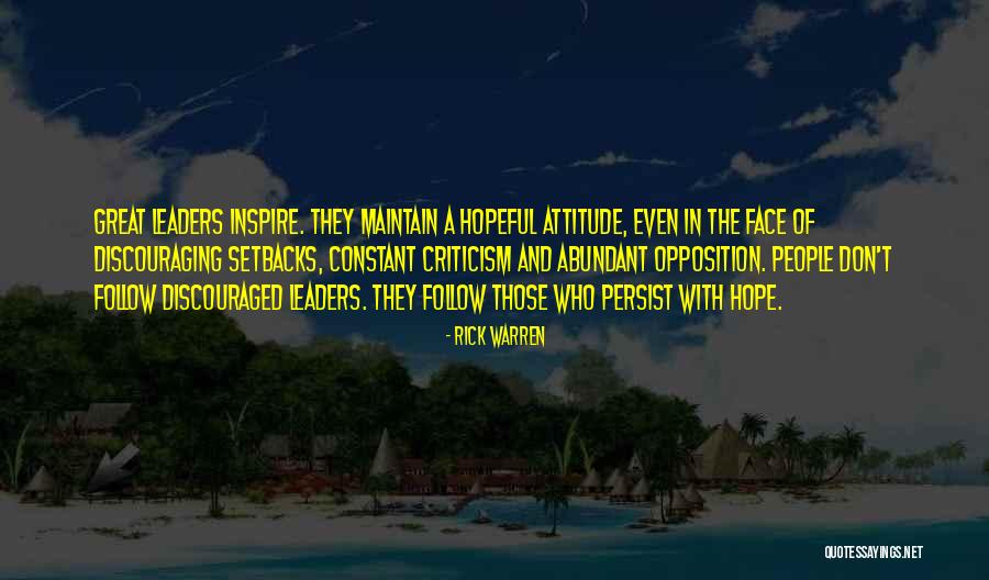 A Great Attitude Quotes By Rick Warren A Great Attitude Quotes By Rick Warren