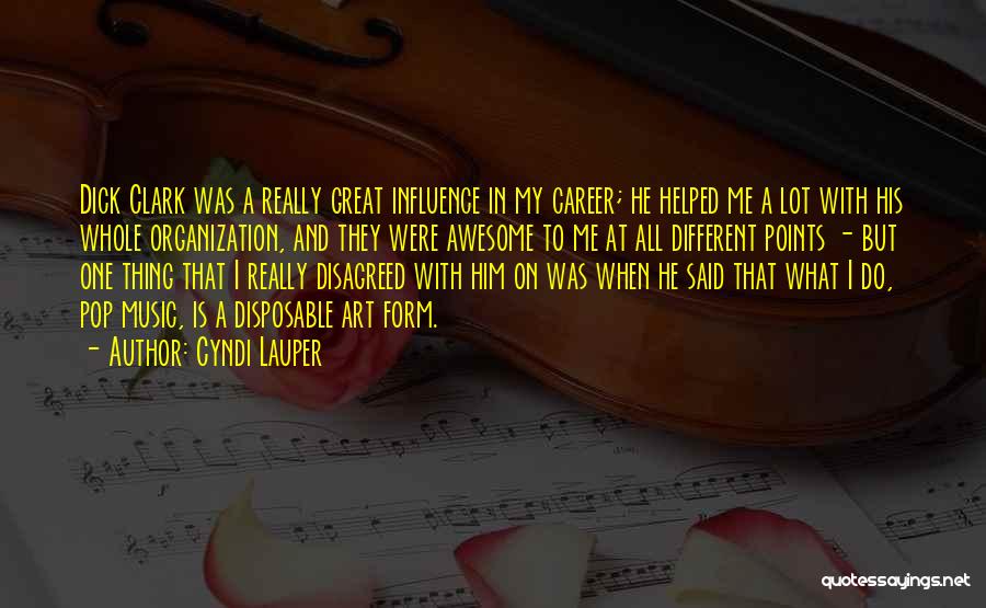 A Great Career Quotes By Cyndi Lauper