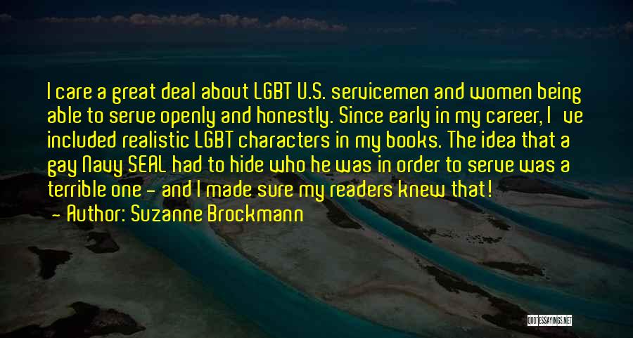 A Great Career Quotes By Suzanne Brockmann