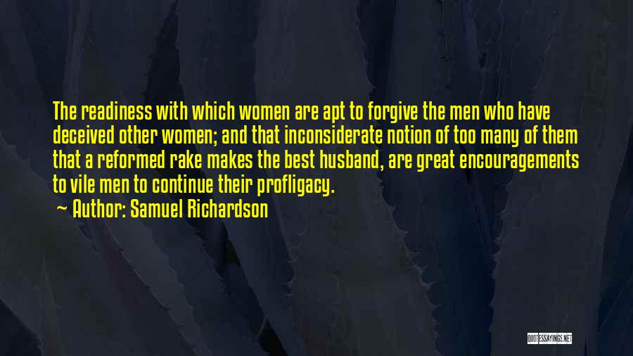 A Great Husband Quotes By Samuel Richardson