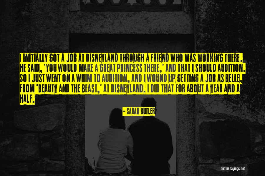 A Great Job Quotes By Sarah Butler A Great Job Quotes By Sarah Butler