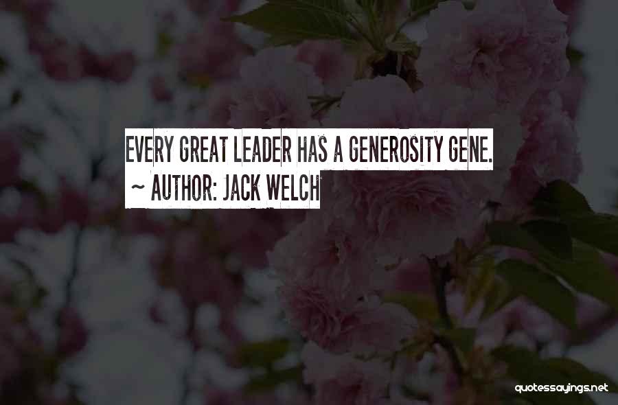 A Great Leader Quotes By Jack Welch