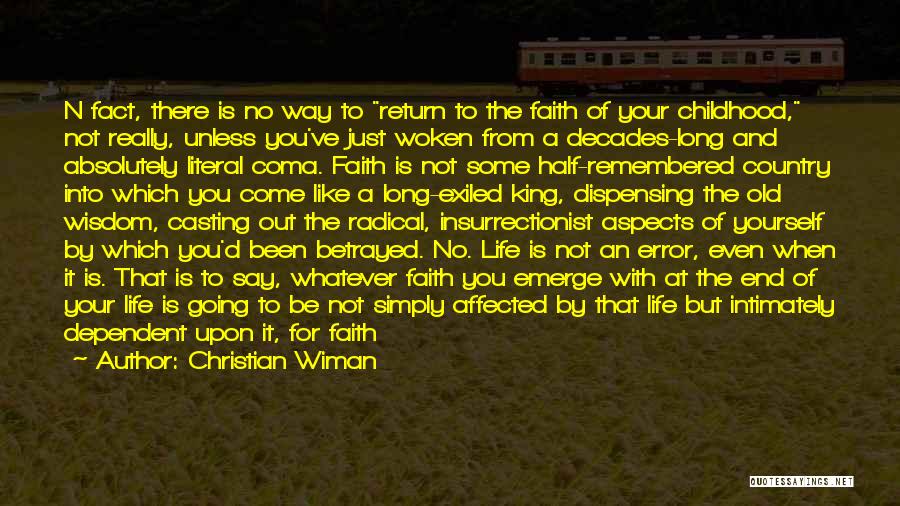 A Great Life Lived Quotes By Christian Wiman