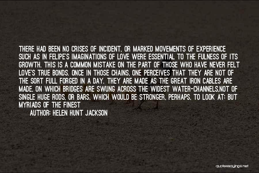 A Great Love Story Quotes By Helen Hunt Jackson