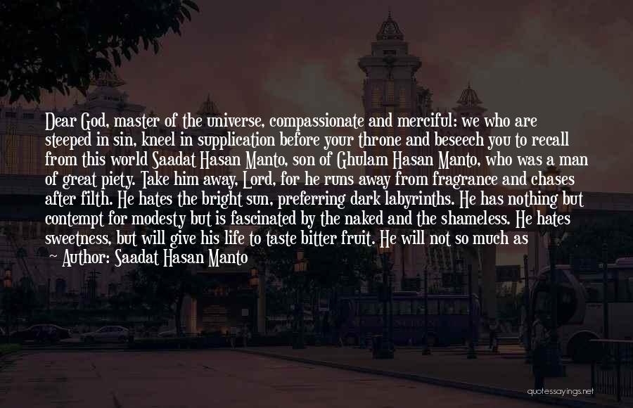 A Great Man In Your Life Quotes By Saadat Hasan Manto