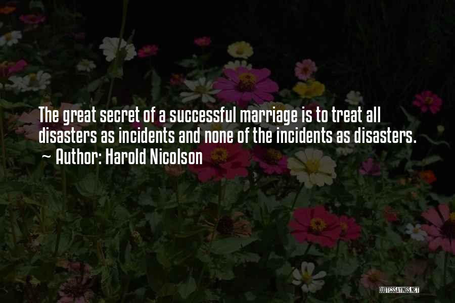 A Great Marriage Quotes By Harold Nicolson