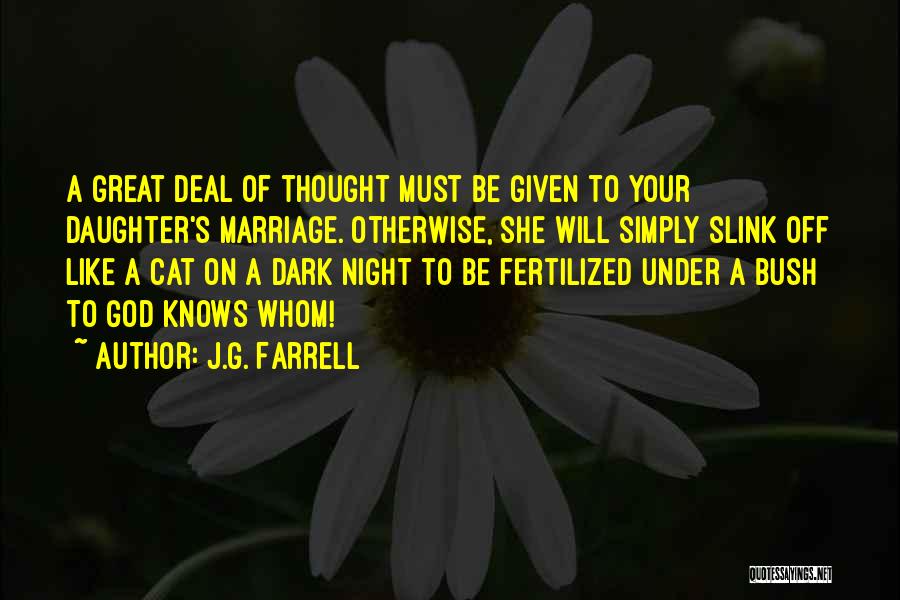 A Great Marriage Quotes By J.G. Farrell