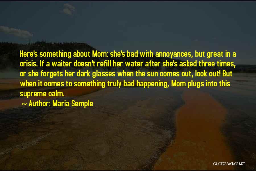 A Great Mom Quotes By Maria Semple