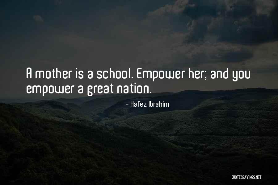 A Great Mother Quotes By Hafez Ibrahim A Great Mother Quotes By Hafez Ibrahim