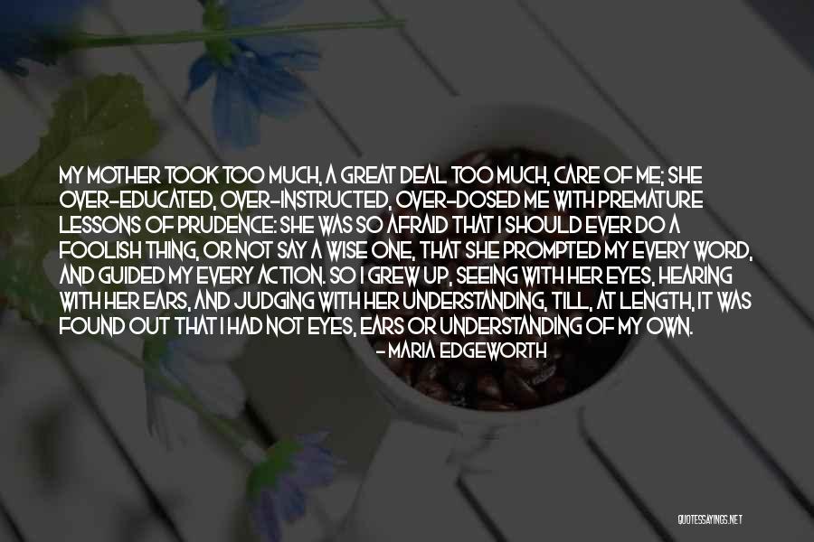 A Great Mother Quotes By Maria Edgeworth A Great Mother Quotes By Maria Edgeworth