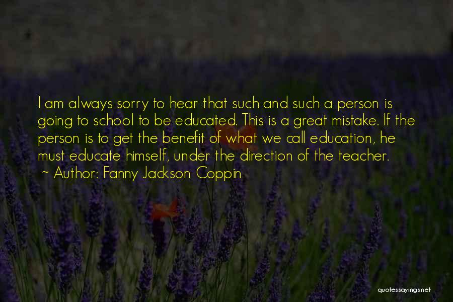 A Great Person Quotes By Fanny Jackson Coppin