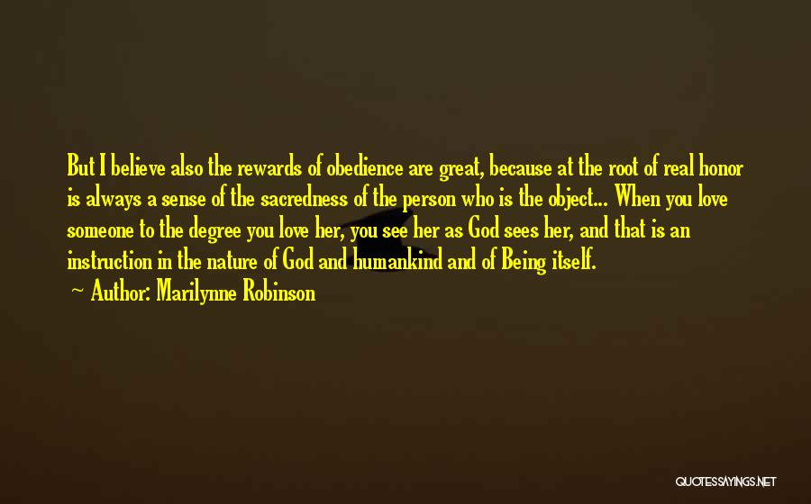 A Great Person Quotes By Marilynne Robinson