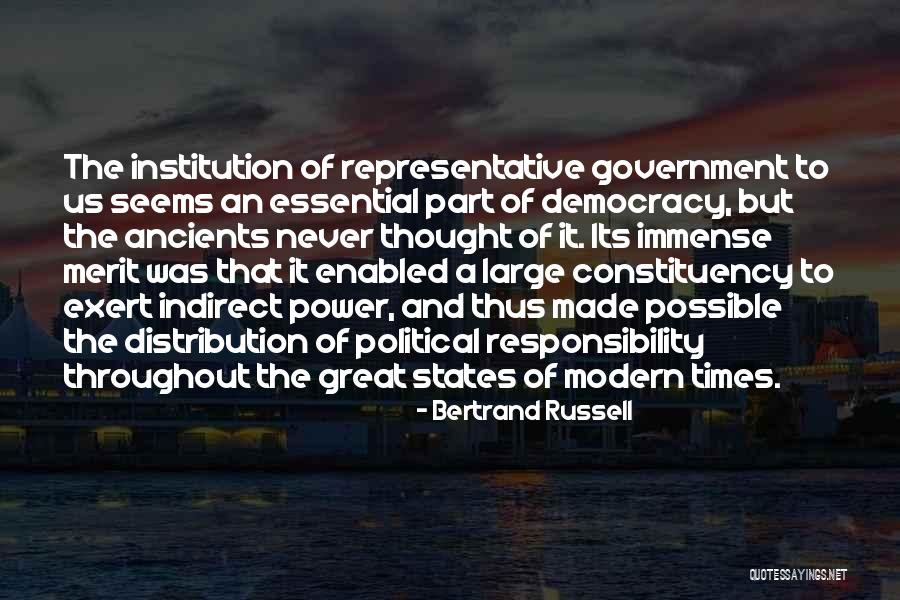 A Great Responsibility Quotes By Bertrand Russell A Great Responsibility Quotes By Bertrand Russell