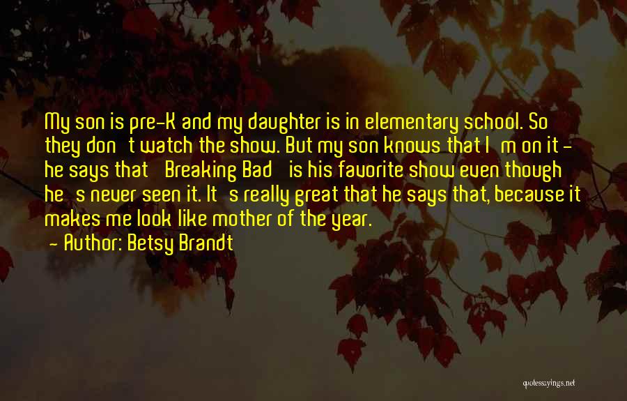 A Great School Year Quotes By Betsy Brandt