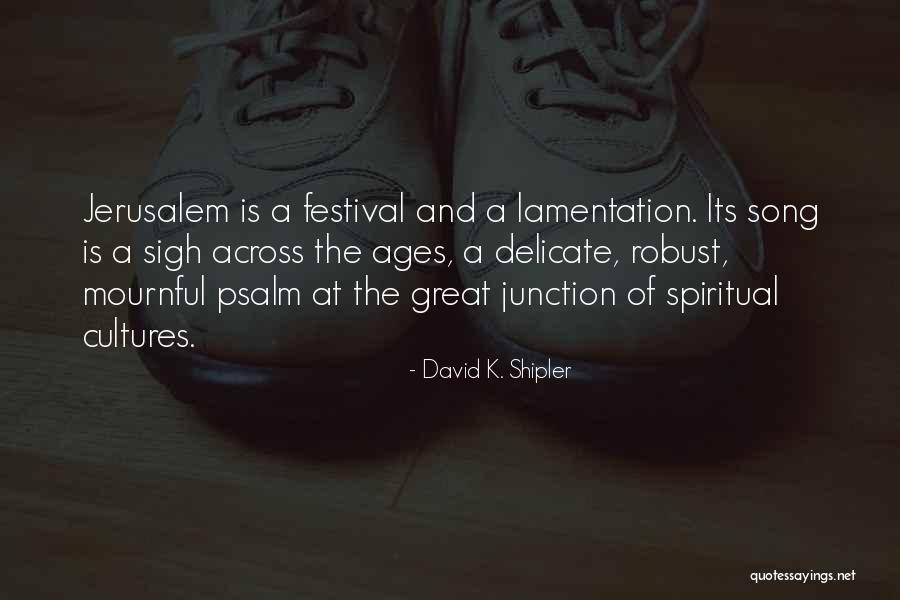 A Great Song Quotes By David K. Shipler A Great Song Quotes By David K. Shipler