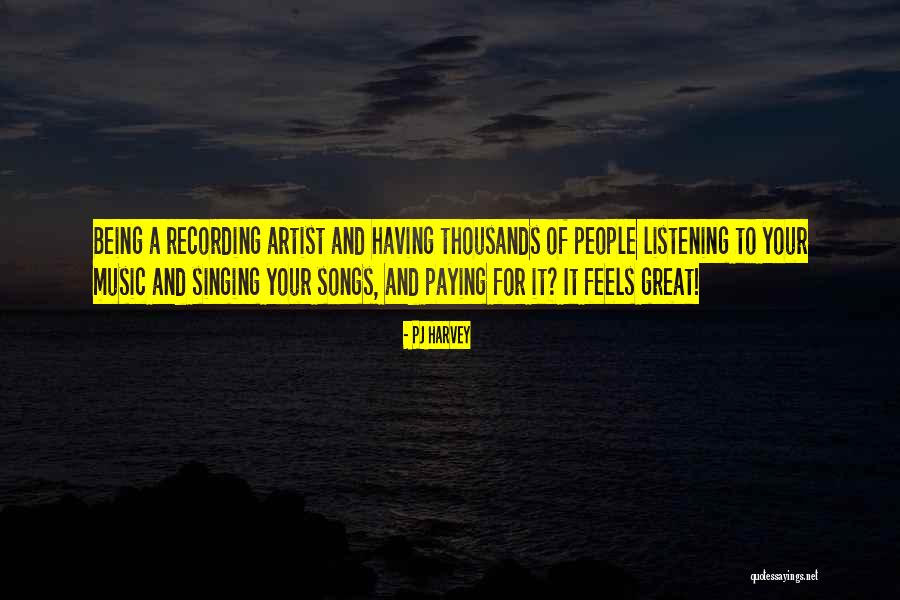 A Great Song Quotes By PJ Harvey A Great Song Quotes By PJ Harvey