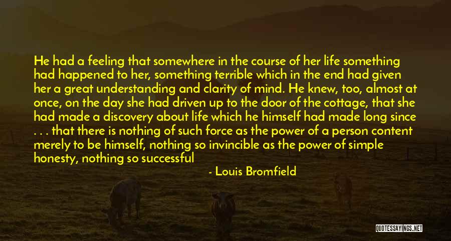 A Great Woman Quotes By Louis Bromfield