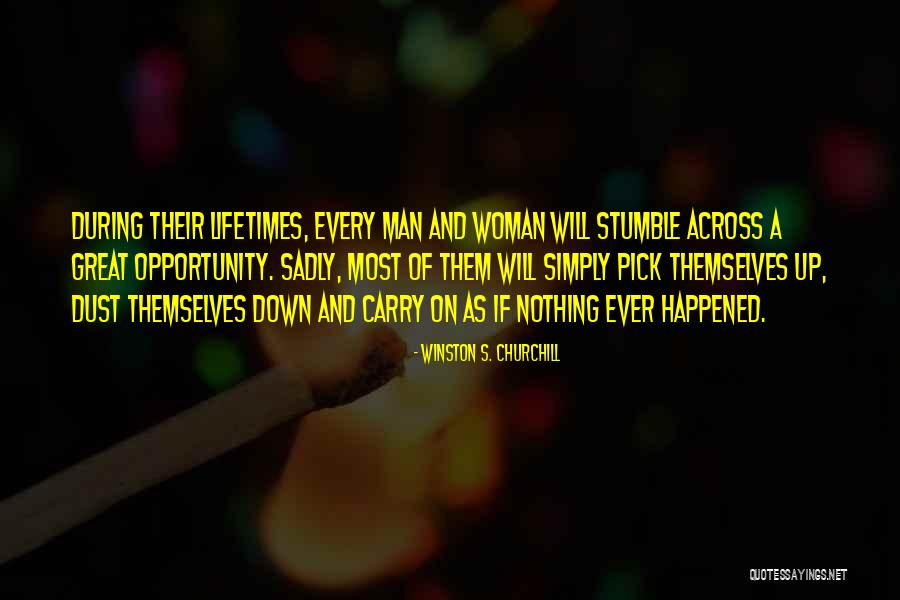 A Great Woman Quotes By Winston S. Churchill A Great Woman Quotes By Winston S. Churchill