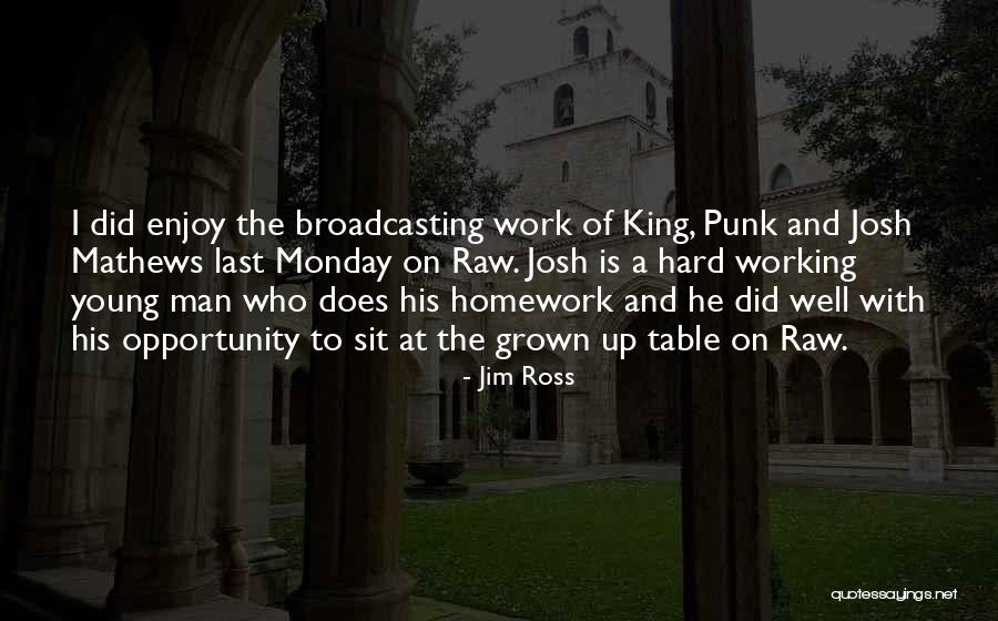 A Grown Man Quotes By Jim Ross A Grown Man Quotes By Jim Ross