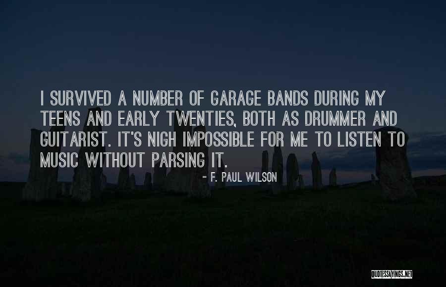 A Guitarist Quotes By F. Paul Wilson