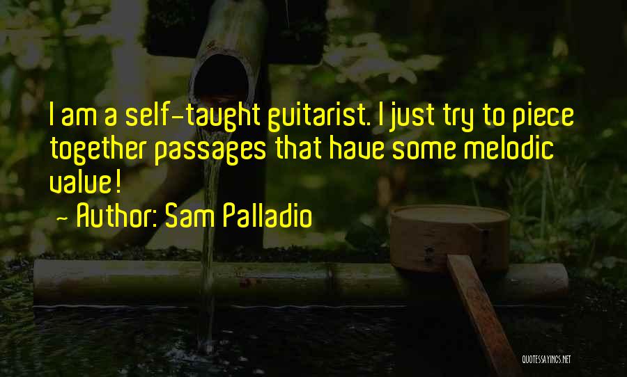 A Guitarist Quotes By Sam Palladio