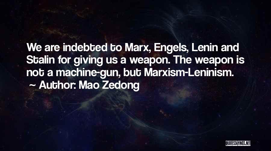 A Gun Quotes By Mao Zedong