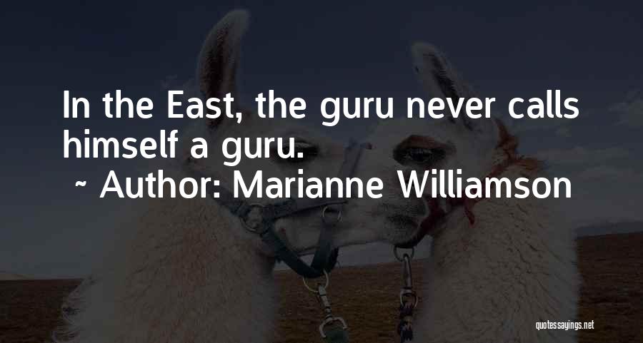 A Guru Quotes By Marianne Williamson